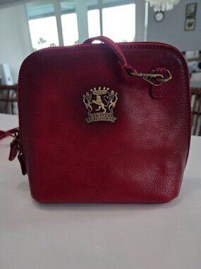 NWT Pratesi Leather Crossbody Bag